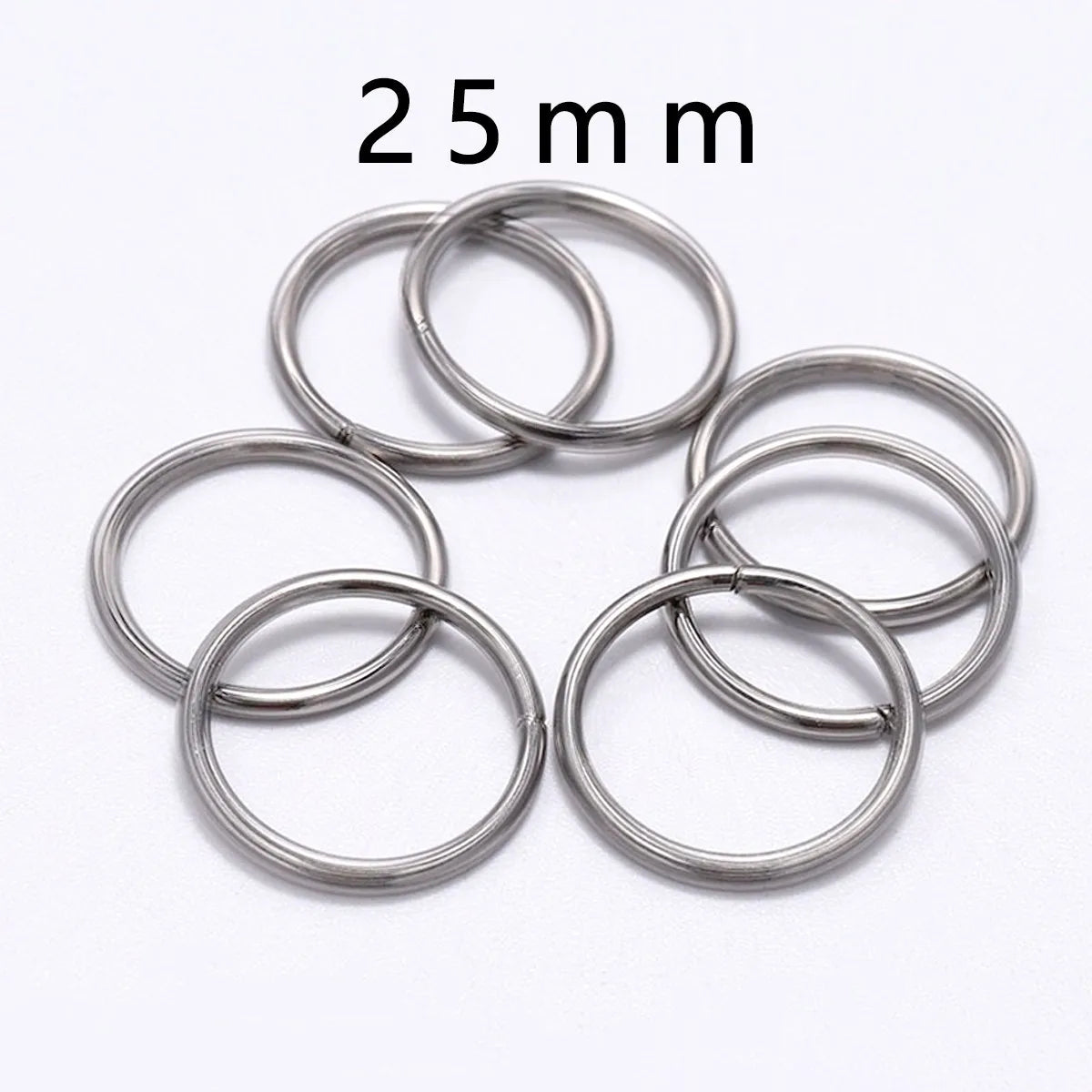 Stainless Steel Jump Rings - 30-200Pcs Open Loops for DIY Jewelry Making