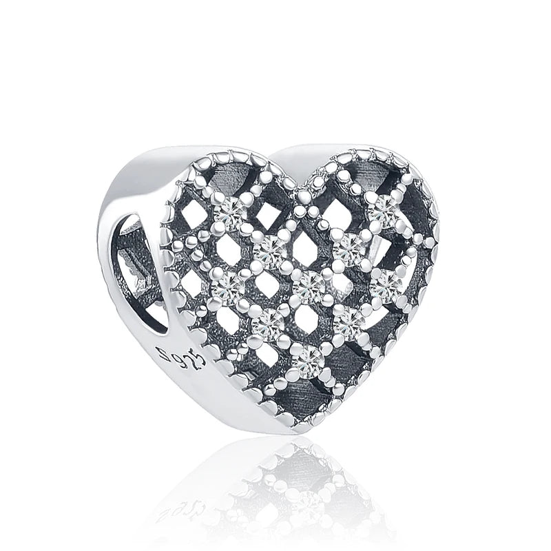 NEW 925 Sterling Silver Love Arrow Double Ring Charm for Original Bracelets - Top-Rated Wedding Anniversary Jewelry