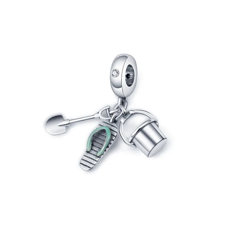 Sunflower Evil Eye Charm - 925 Silver Plated Bead for DIY Bracelets - Top-Rated Women's Jewelry