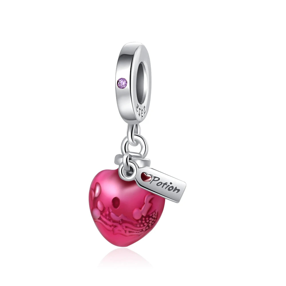 NEW 925 Sterling Silver Love Arrow Double Ring Charm for Original Bracelets - Top-Rated Wedding Anniversary Jewelry