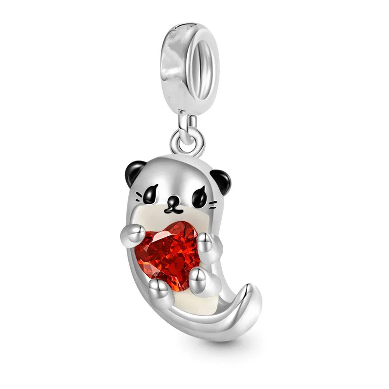 SilverSparkle Animal Skull Pendant - Dazzling DIY Jewelry for Bracelets