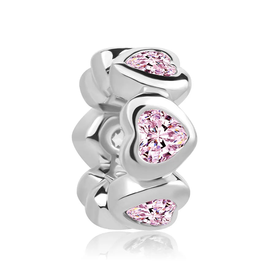NEW 925 Sterling Silver Love Arrow Double Ring Charm for Original Bracelets - Top-Rated Wedding Anniversary Jewelry