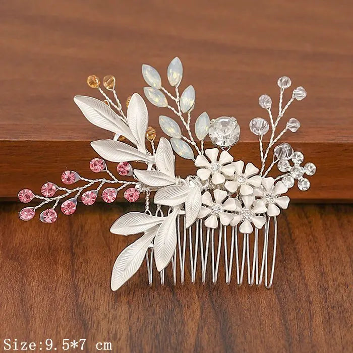 Silver Pearl Rhinestone Bridal Hair Combs - Top-Rated Wedding Hair Accessories for Women