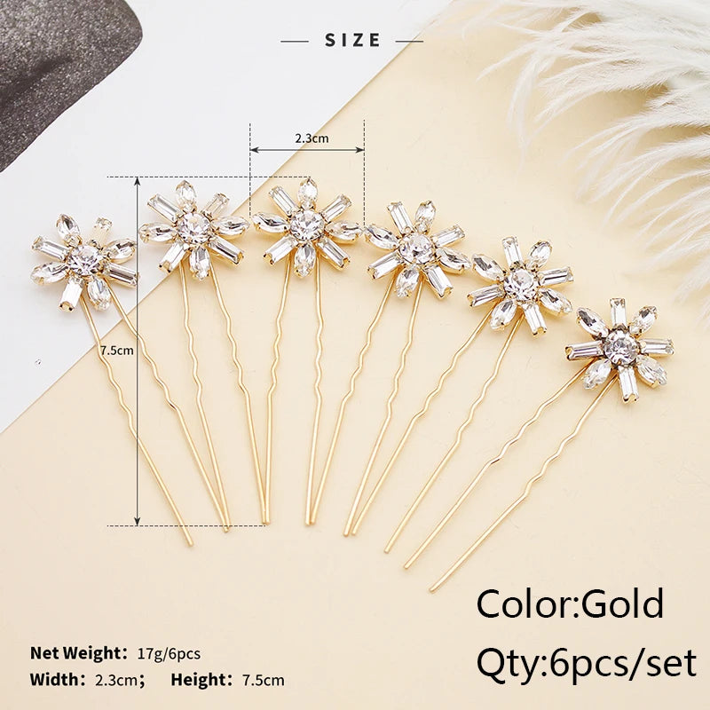 Miallo Bridal Hair Accessories - Top-Rated Rhinestone & Pearl Hair Pins for Brides