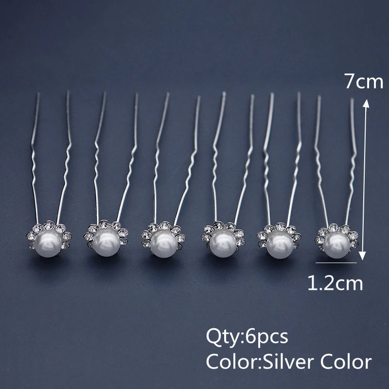 Miallo Bridal Hair Accessories - Top-Rated Rhinestone & Pearl Hair Pins for Brides