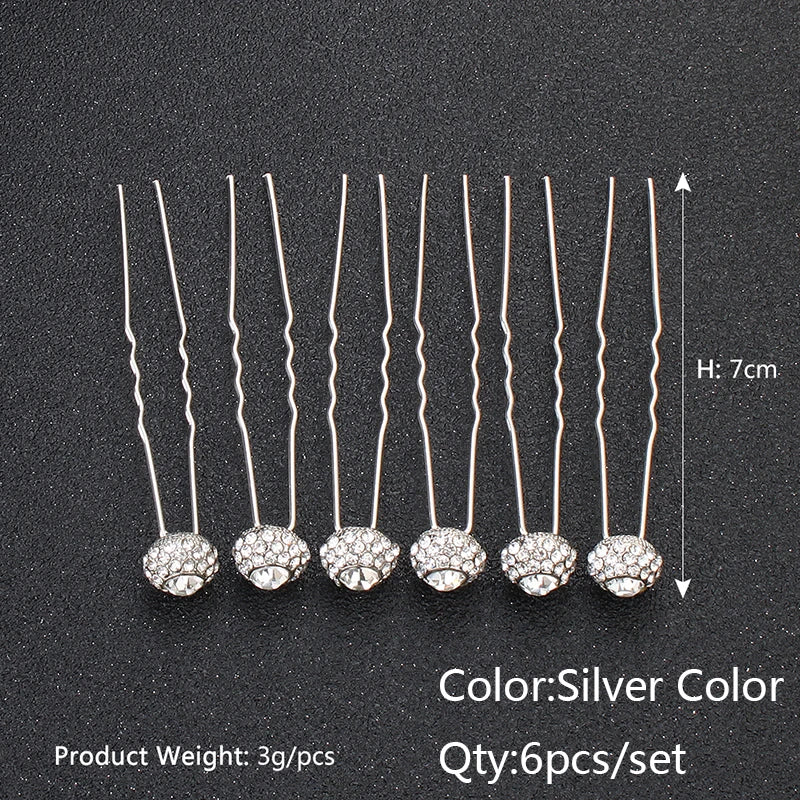 Miallo Bridal Hair Accessories - Top-Rated Rhinestone & Pearl Hair Pins for Brides