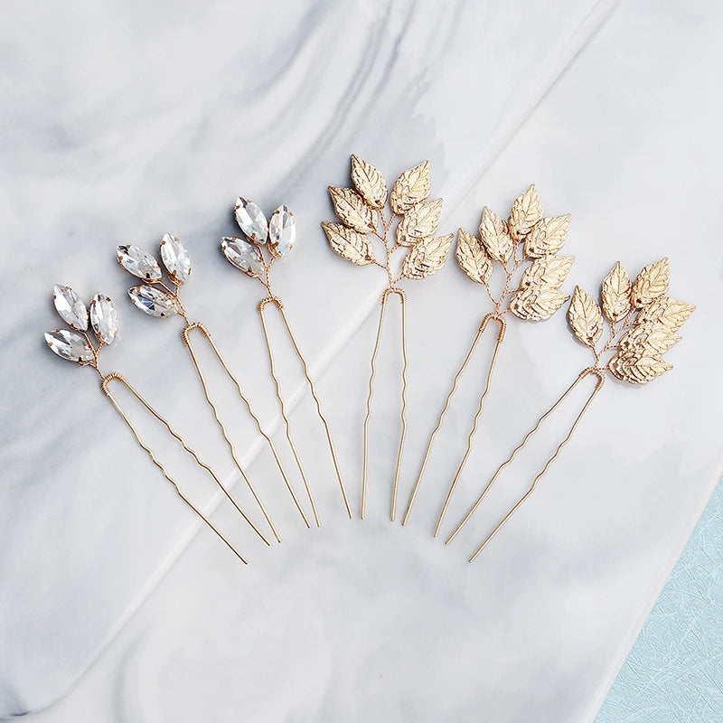Miallo Bridal Hair Accessories - Top-Rated Rhinestone & Pearl Hair Pins for Brides
