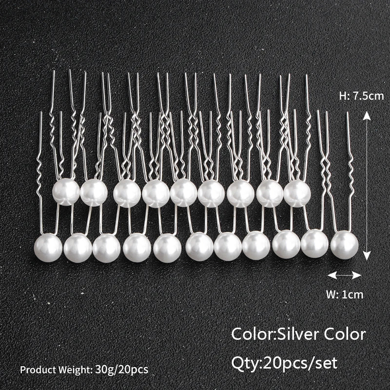 Miallo Bridal Hair Accessories - Top-Rated Rhinestone & Pearl Hair Pins for Brides
