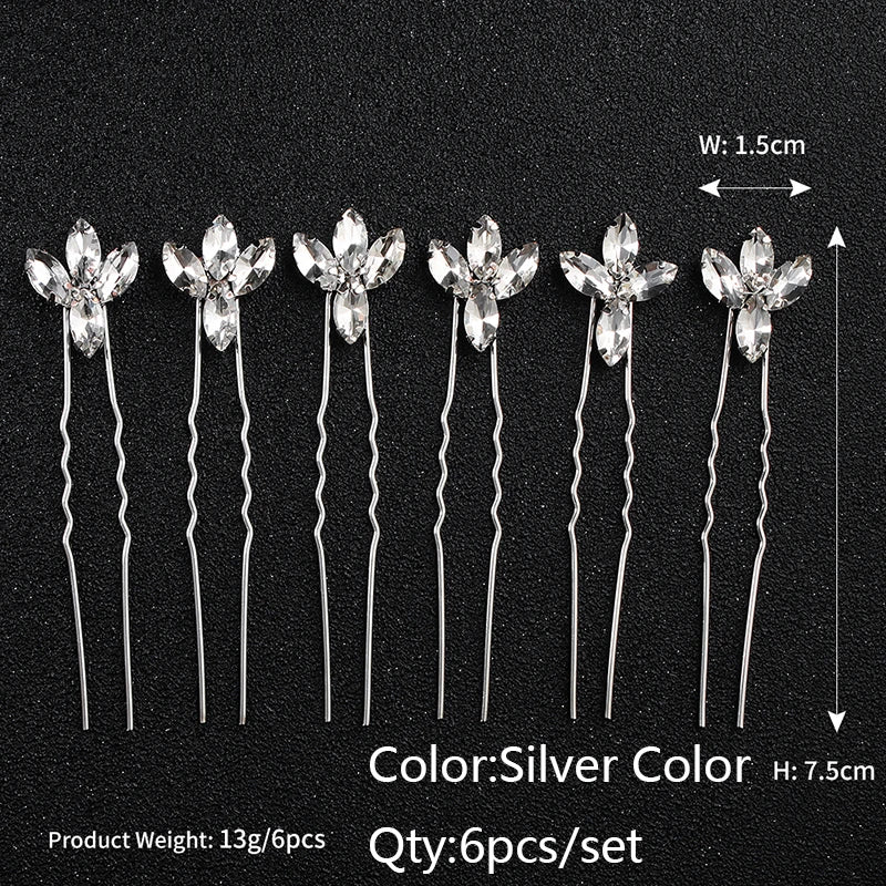 Miallo Bridal Hair Accessories - Top-Rated Rhinestone & Pearl Hair Pins for Brides