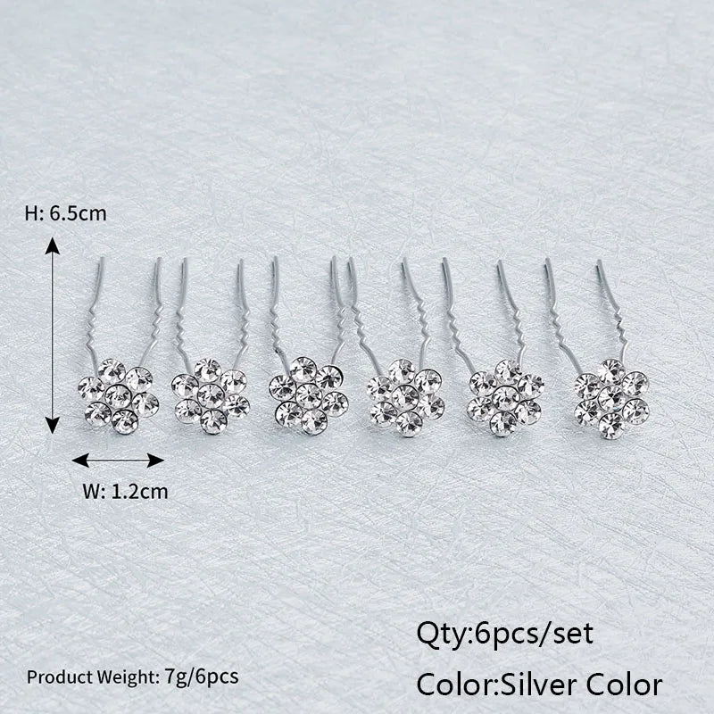 Miallo Bridal Hair Accessories - Top-Rated Rhinestone & Pearl Hair Pins for Brides