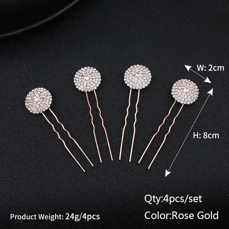 Miallo Bridal Hair Accessories - Top-Rated Rhinestone & Pearl Hair Pins for Brides