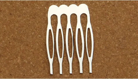 Rhodium & Bronze Gold Bridal Hairpins - 10pcs Wedding Hair Combs for Stunning Styles