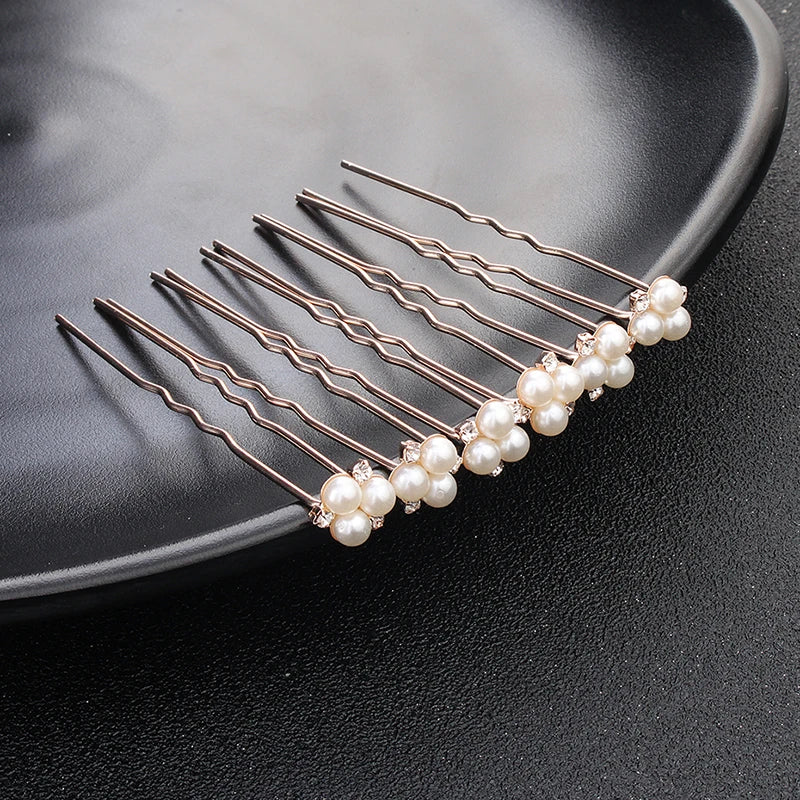 Miallo Bridal Hair Accessories - Top-Rated Rhinestone & Pearl Hair Pins for Brides
