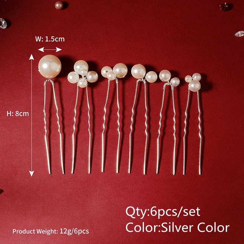 Miallo Bridal Hair Accessories - Top-Rated Rhinestone & Pearl Hair Pins for Brides