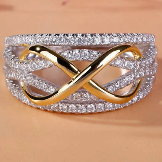Infinity Love Ring - 925 Sterling Silver Bowknot Eternity Jewelry for Women - Top-Rated Customer Favorite