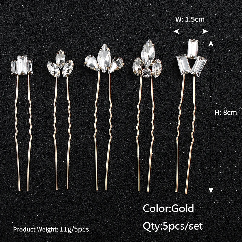 Miallo Bridal Hair Accessories - Top-Rated Rhinestone & Pearl Hair Pins for Brides