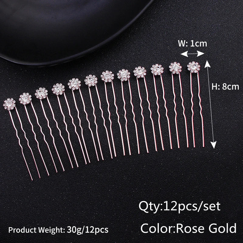 Miallo Bridal Hair Accessories - Top-Rated Rhinestone & Pearl Hair Pins for Brides