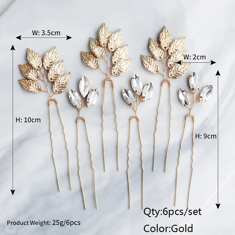 Miallo Bridal Hair Accessories - Top-Rated Rhinestone & Pearl Hair Pins for Brides