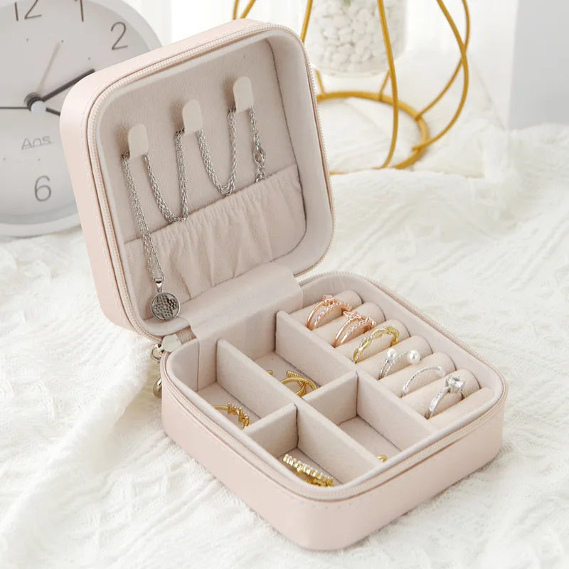 Portable Jewelry Storage Box - Top-Rated Mini Organizer for Travel & Home