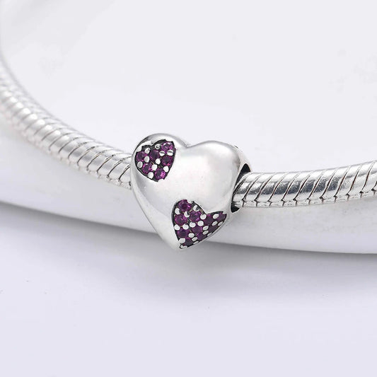 NEW 925 Sterling Silver Love Arrow Double Ring Charm for Original Bracelets - Top-Rated Wedding Anniversary Jewelry