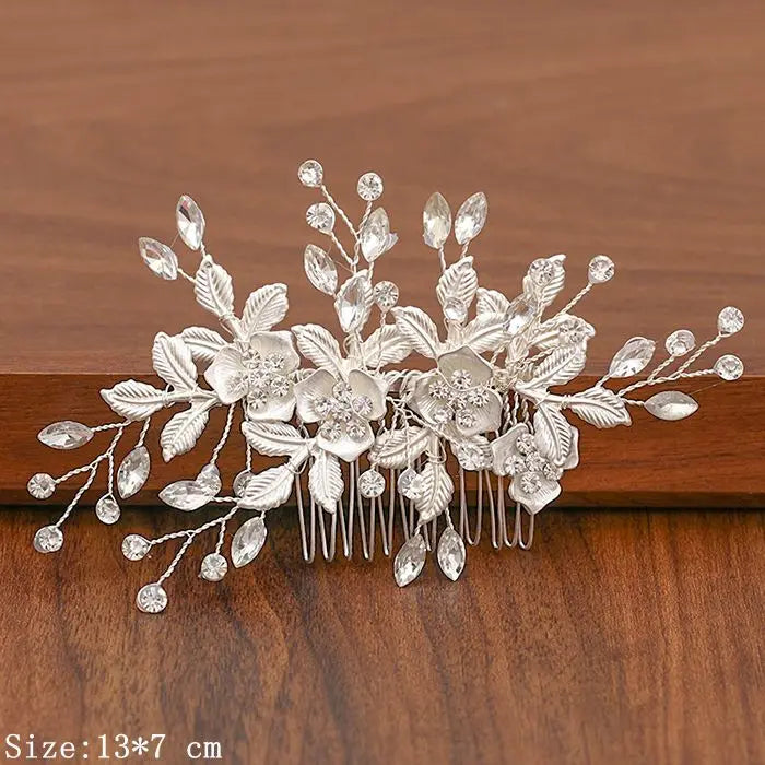 Silver Pearl Rhinestone Bridal Hair Combs - Top-Rated Wedding Hair Accessories for Women