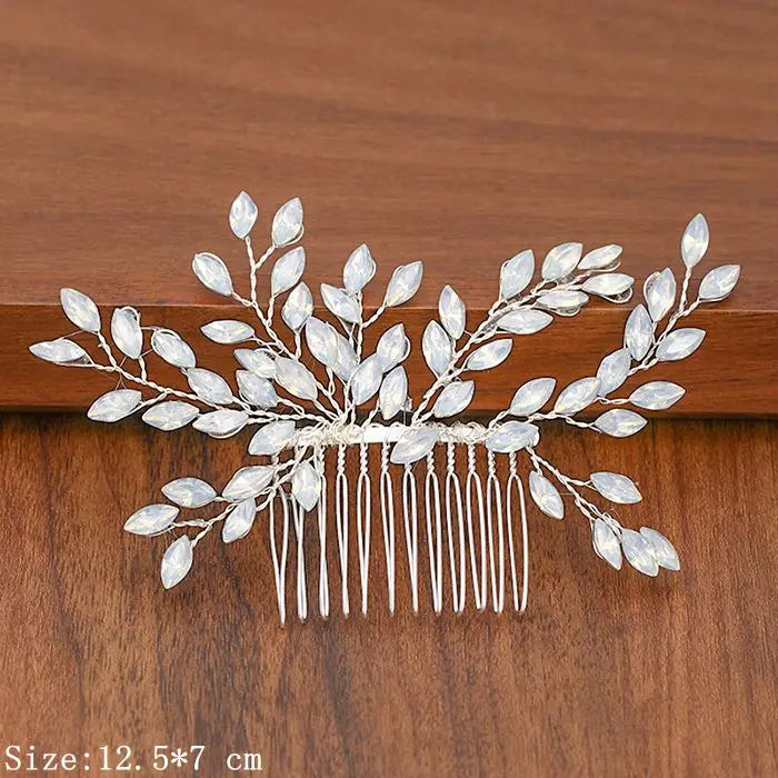 Silver Pearl Rhinestone Bridal Hair Combs - Top-Rated Wedding Hair Accessories for Women