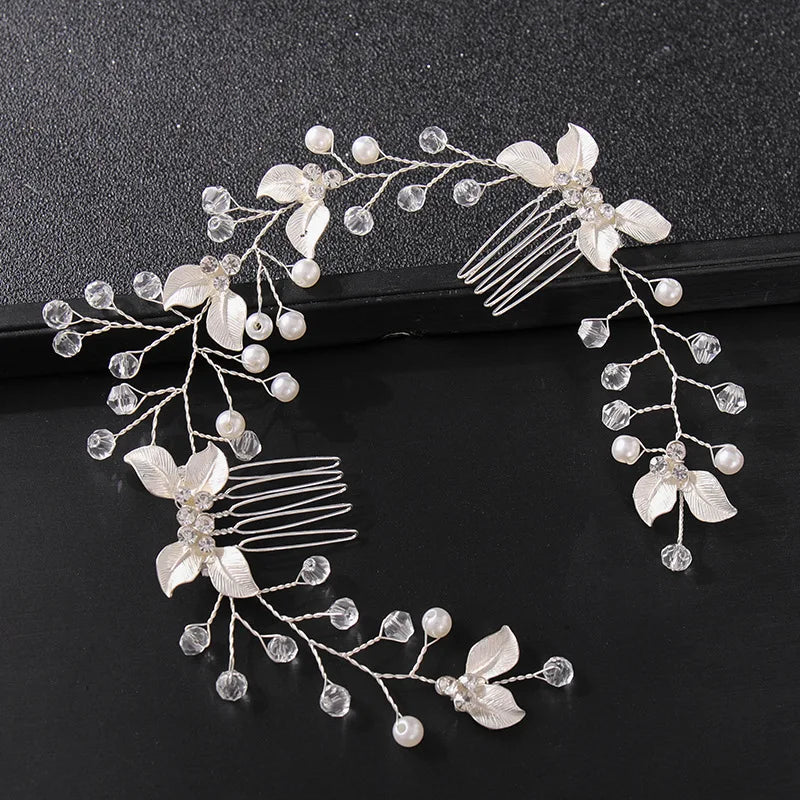 Silver Pearl Rhinestone Bridal Hair Combs - Top-Rated Wedding Hair Accessories for Women
