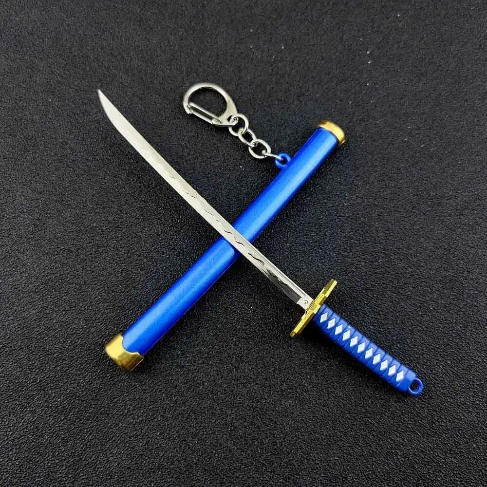 Mini Zoro Samurai Sword Keychain - Top-Rated Anime Accessory for Cosplay & Gifts