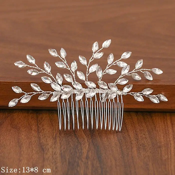 Silver Pearl Rhinestone Bridal Hair Combs - Top-Rated Wedding Hair Accessories for Women