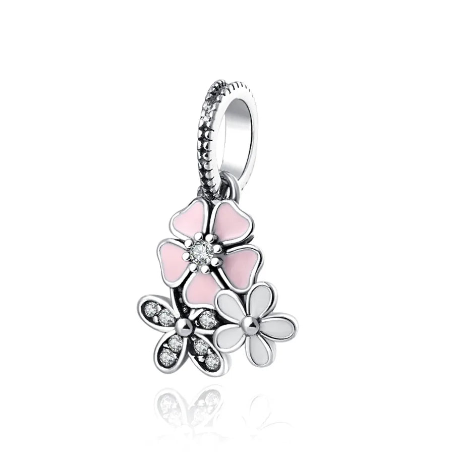 Yinyang Flower Clover Pendant - 925 Silver Amulet for Bracelets - Top-Rated DIY Jewelry Gift