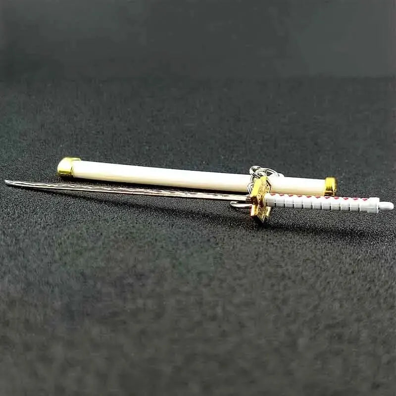 Mini Zoro Samurai Sword Keychain - Top-Rated Anime Accessory for Cosplay & Gifts