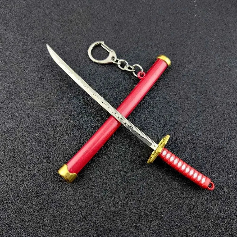 Mini Zoro Samurai Sword Keychain - Top-Rated Anime Accessory for Cosplay & Gifts