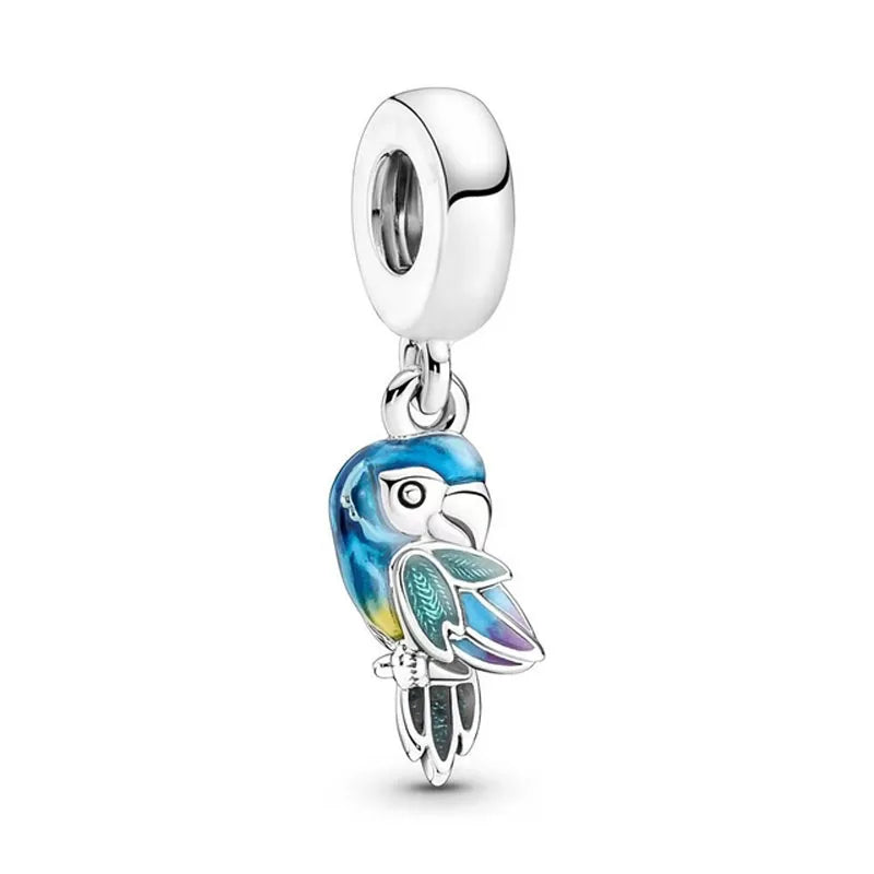 Snowflake Family Cat Mom Dangle Pendant - Top-Rated 925 Sterling Silver Jewelry for Bracelets