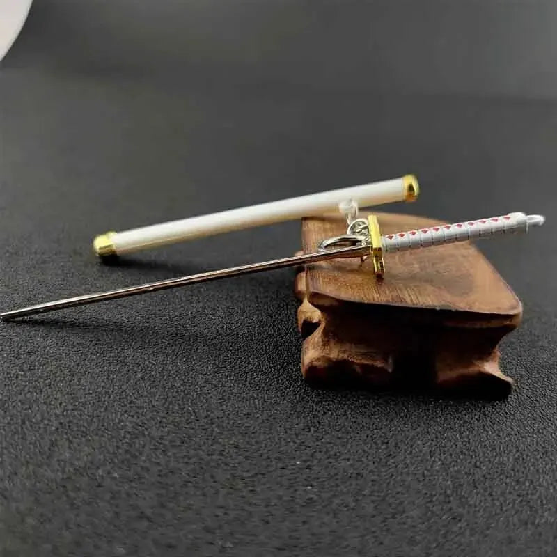 Mini Zoro Samurai Sword Keychain - Top-Rated Anime Accessory for Cosplay & Gifts