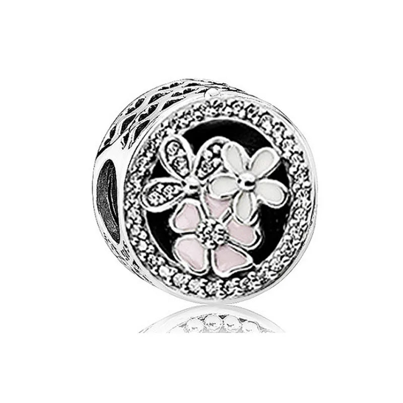 Yinyang Flower Clover Pendant - 925 Silver Amulet for Bracelets - Top-Rated DIY Jewelry Gift