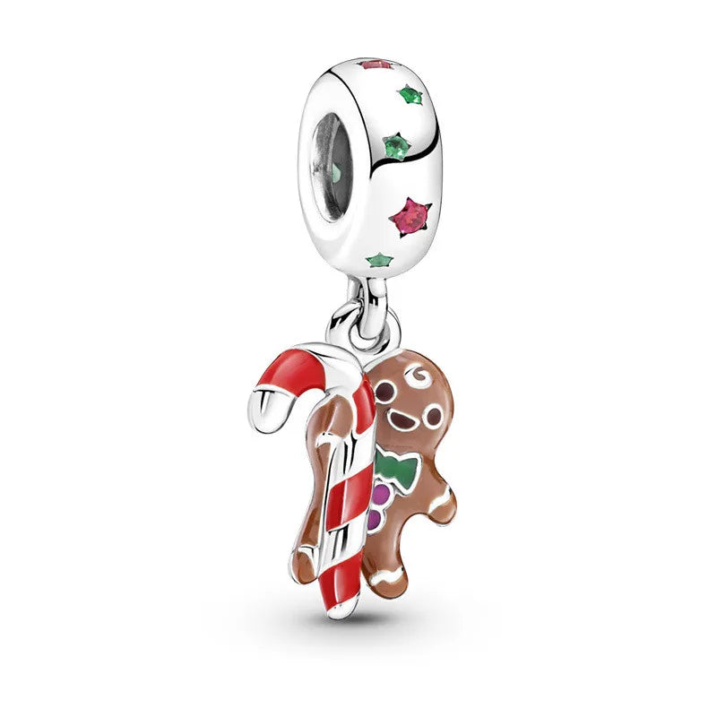 Snowflake Family Cat Mom Dangle Pendant - Top-Rated 925 Sterling Silver Jewelry for Bracelets
