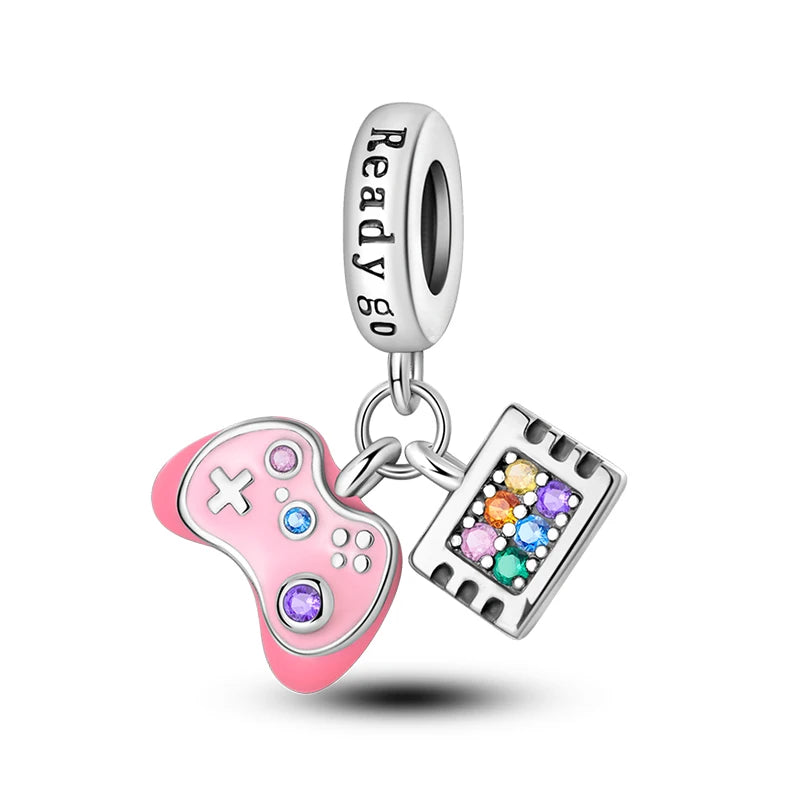 Romantic Pink 925 Silver Charm Bead - Top-Rated DIY Jewelry for 3mm Bracelets