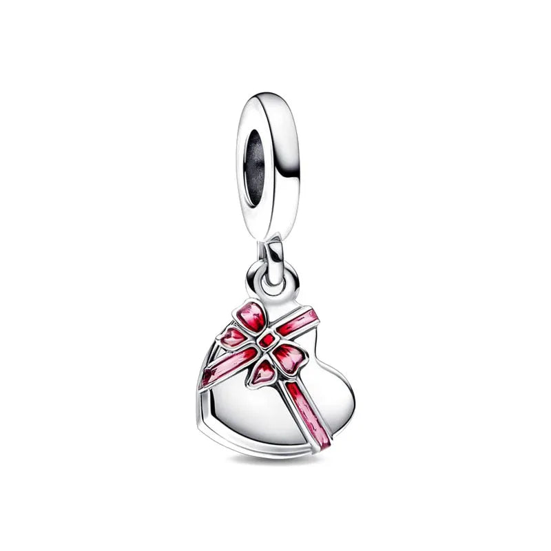 Snowflake Family Cat Mom Dangle Pendant - Top-Rated 925 Sterling Silver Jewelry for Bracelets