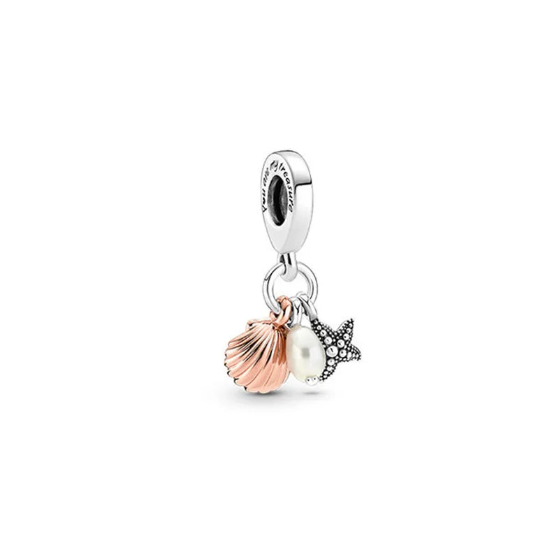 Snowflake Family Cat Mom Dangle Pendant - Top-Rated 925 Sterling Silver Jewelry for Bracelets