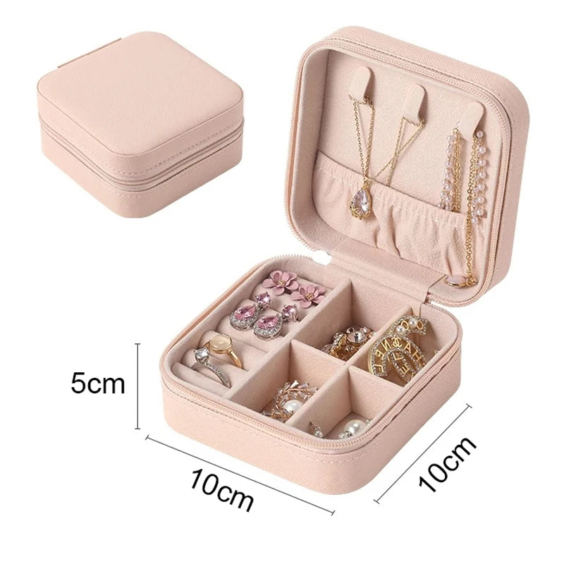 Portable Jewelry Storage Box - Top-Rated Mini Organizer for Travel & Home