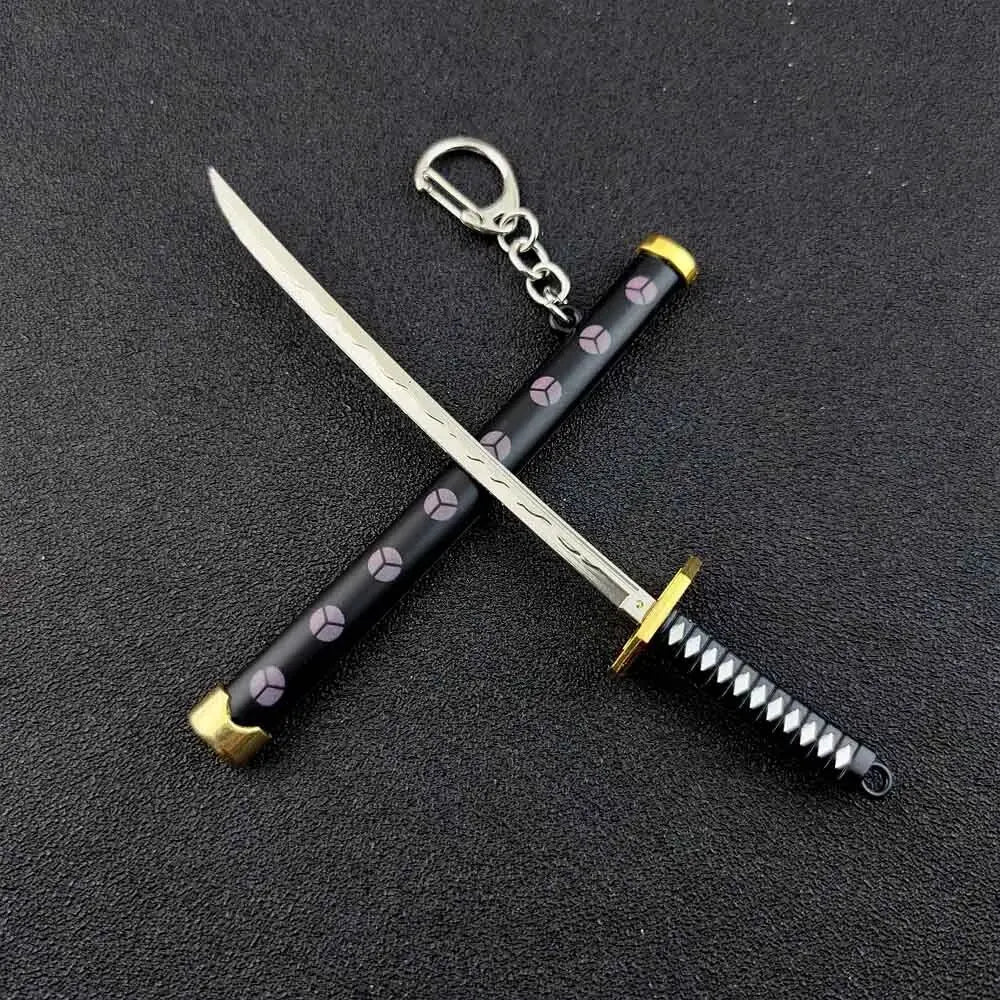 Mini Zoro Samurai Sword Keychain - Top-Rated Anime Accessory for Cosplay & Gifts