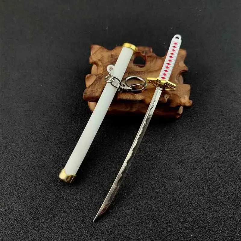 Mini Zoro Samurai Sword Keychain - Top-Rated Anime Accessory for Cosplay & Gifts