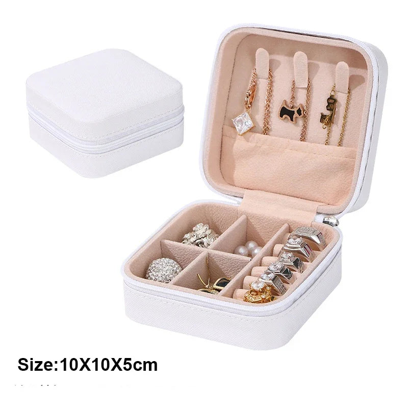 Portable Jewelry Storage Box - Top-Rated Mini Organizer for Travel & Home