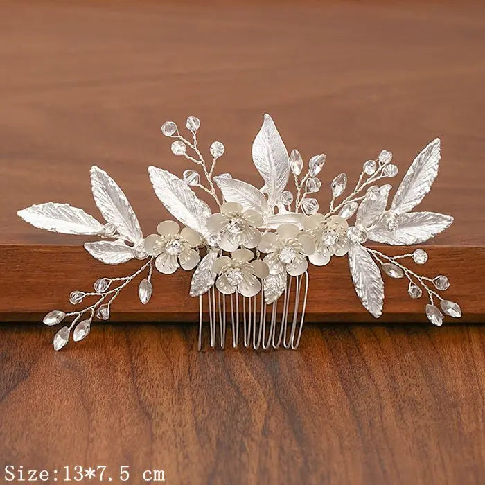 Silver Pearl Rhinestone Bridal Hair Combs - Top-Rated Wedding Hair Accessories for Women