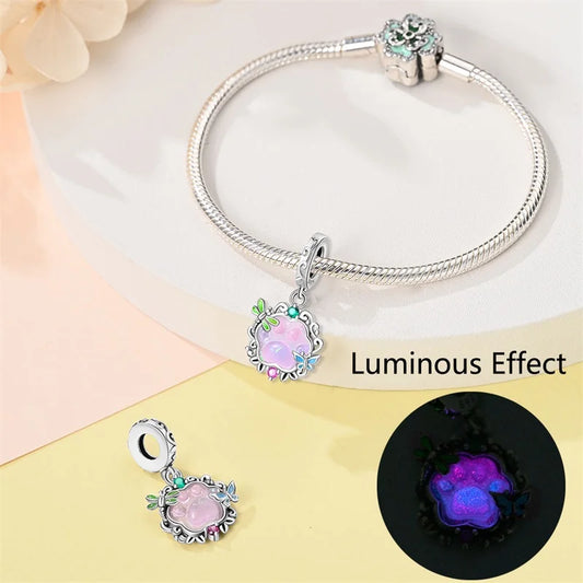 Romantic Pink 925 Silver Charm Bead - Top-Rated DIY Jewelry for 3mm Bracelets