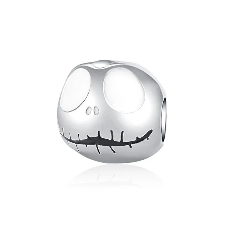 SilverSparkle Animal Skull Pendant - Dazzling DIY Jewelry for Bracelets