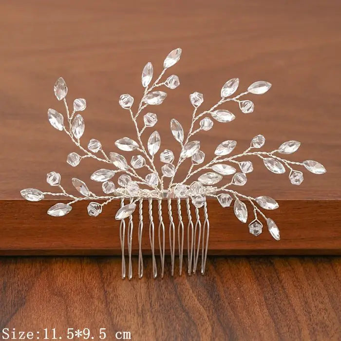 Silver Pearl Rhinestone Bridal Hair Combs - Top-Rated Wedding Hair Accessories for Women