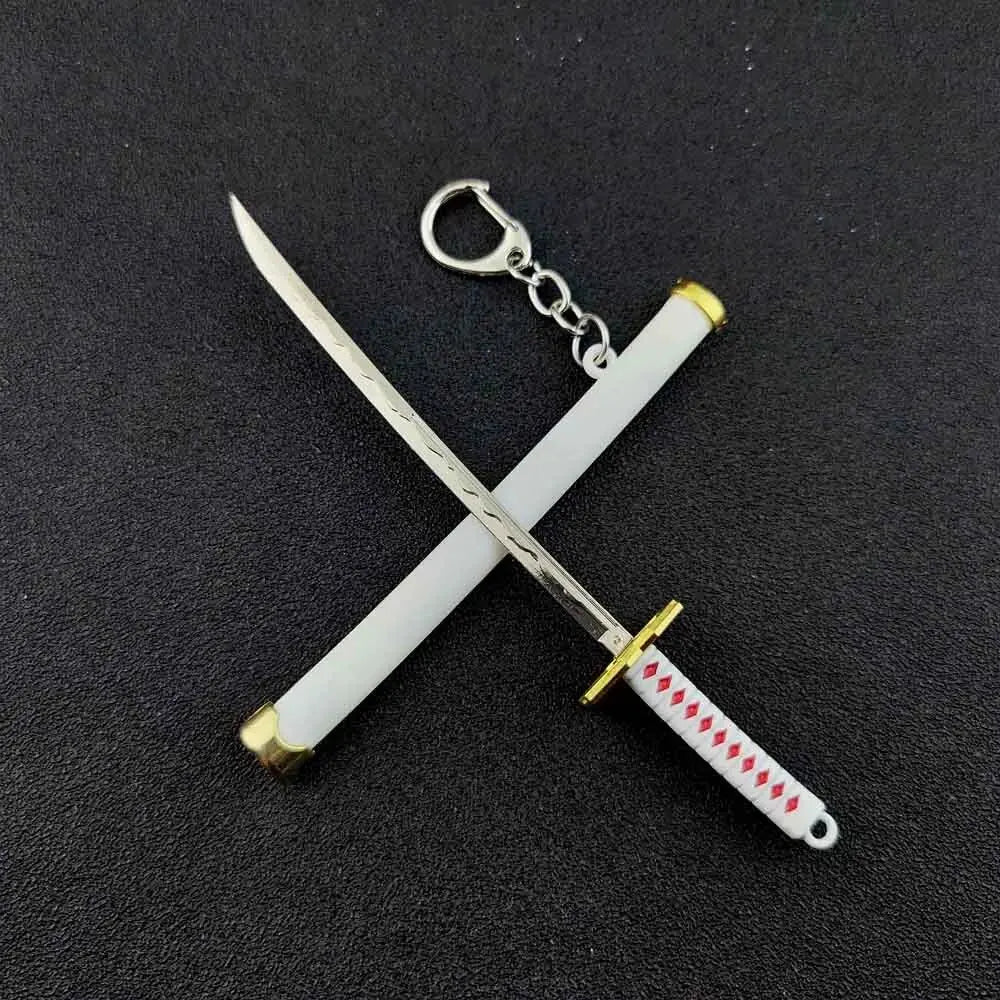 Mini Zoro Samurai Sword Keychain - Top-Rated Anime Accessory for Cosplay & Gifts