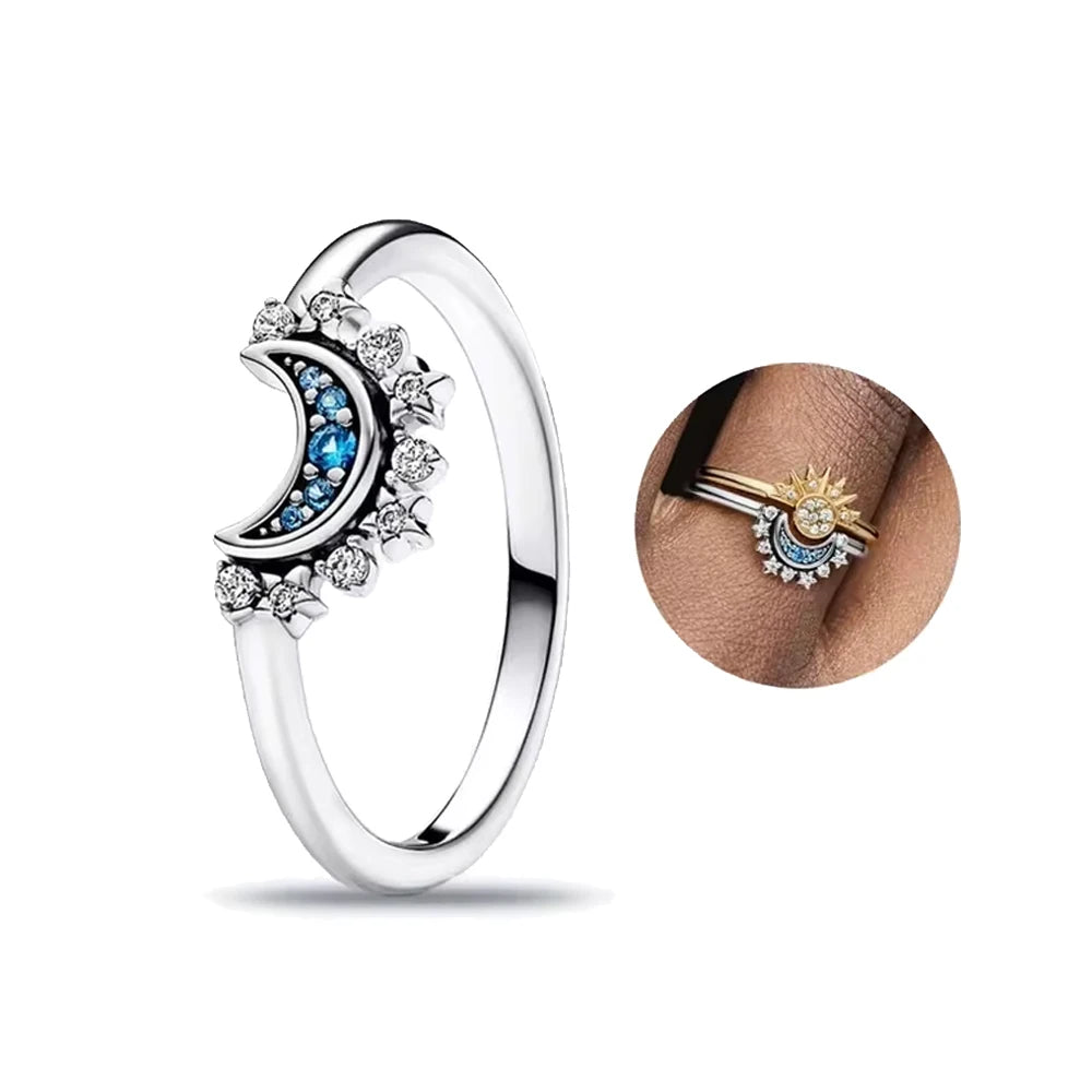 Elegant Sunflower 925 Sterling Silver Ring for Women - Perfect Gift for Special Occasions