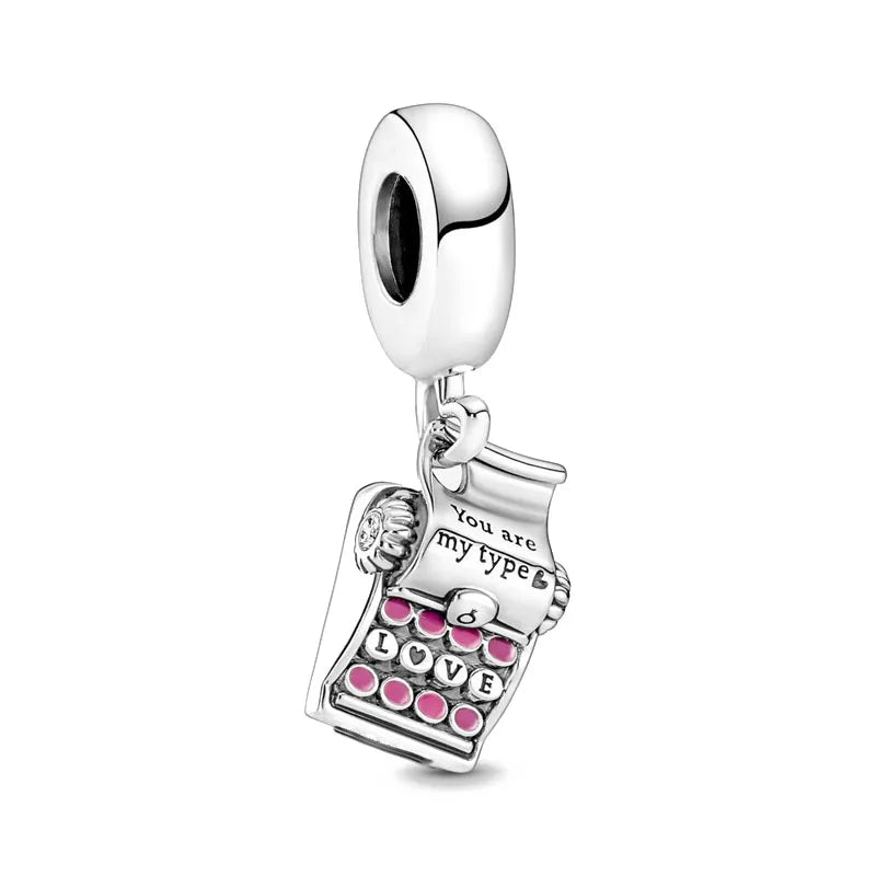 Snowflake Family Cat Mom Dangle Pendant - Top-Rated 925 Sterling Silver Jewelry for Bracelets